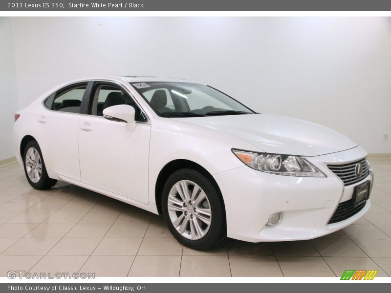 Starfire White Pearl / Black 2013 Lexus ES 350