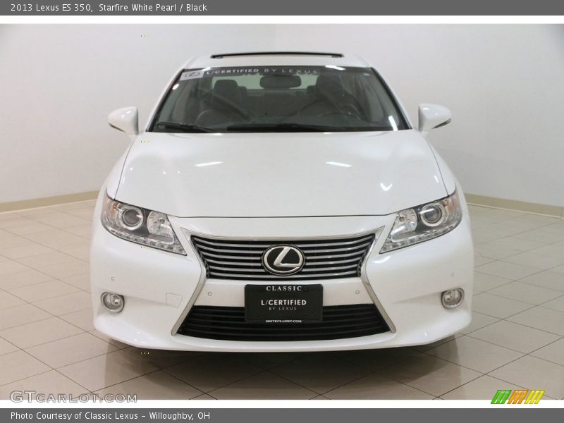 Starfire White Pearl / Black 2013 Lexus ES 350