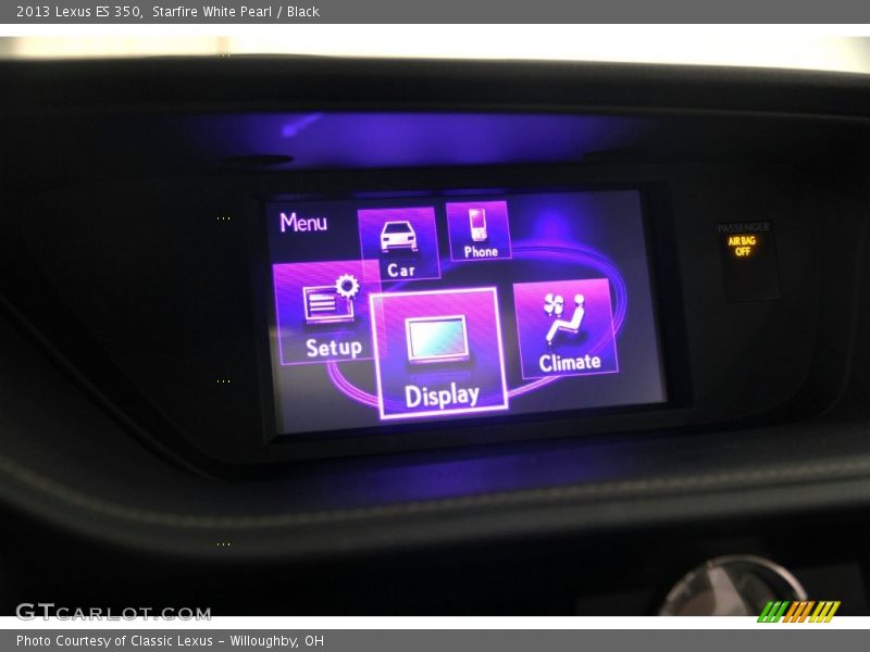 Starfire White Pearl / Black 2013 Lexus ES 350