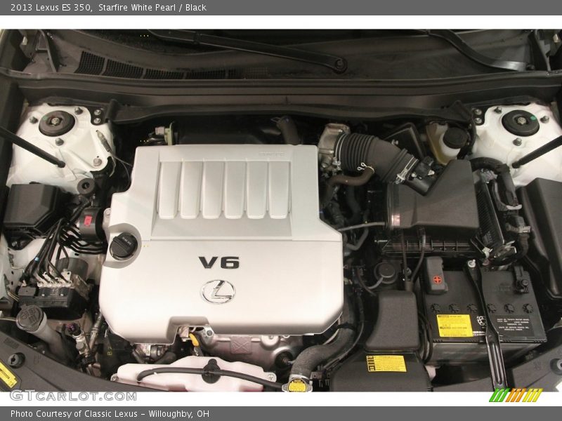 Starfire White Pearl / Black 2013 Lexus ES 350
