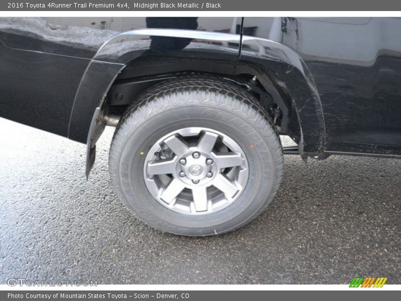 Midnight Black Metallic / Black 2016 Toyota 4Runner Trail Premium 4x4