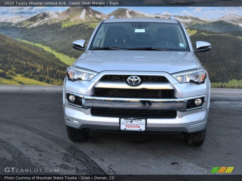 Classic Silver Metallic / Black 2016 Toyota 4Runner Limited 4x4