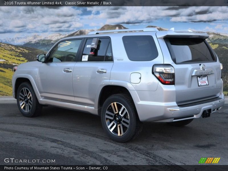 Classic Silver Metallic / Black 2016 Toyota 4Runner Limited 4x4