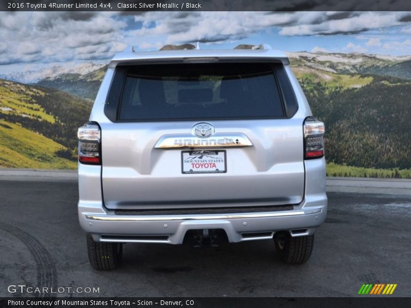 Classic Silver Metallic / Black 2016 Toyota 4Runner Limited 4x4