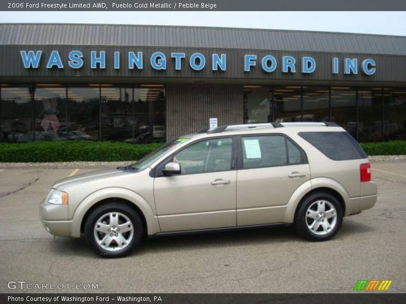 Pueblo Gold Metallic / Pebble Beige 2006 Ford Freestyle Limited AWD