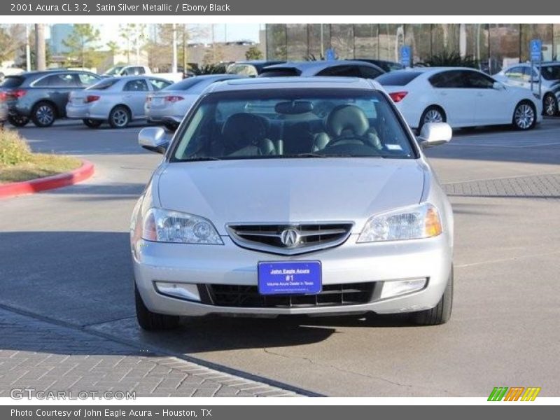 Satin Silver Metallic / Ebony Black 2001 Acura CL 3.2