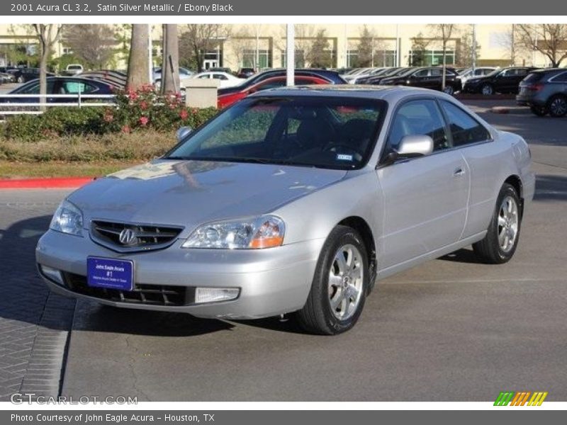 Satin Silver Metallic / Ebony Black 2001 Acura CL 3.2