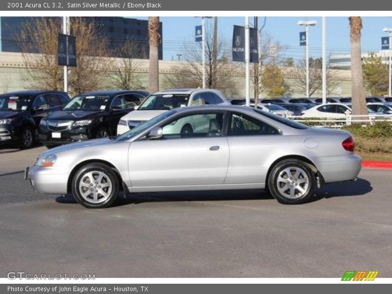 Satin Silver Metallic / Ebony Black 2001 Acura CL 3.2