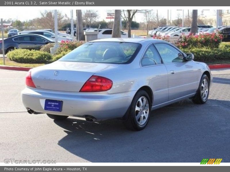 Satin Silver Metallic / Ebony Black 2001 Acura CL 3.2