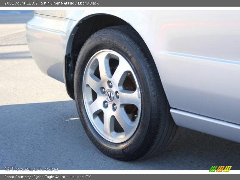 Satin Silver Metallic / Ebony Black 2001 Acura CL 3.2