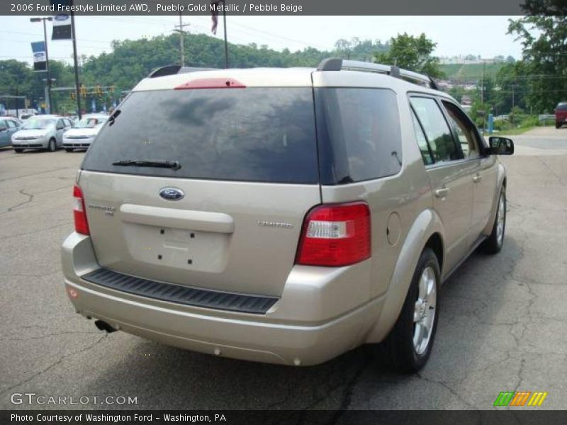 Pueblo Gold Metallic / Pebble Beige 2006 Ford Freestyle Limited AWD