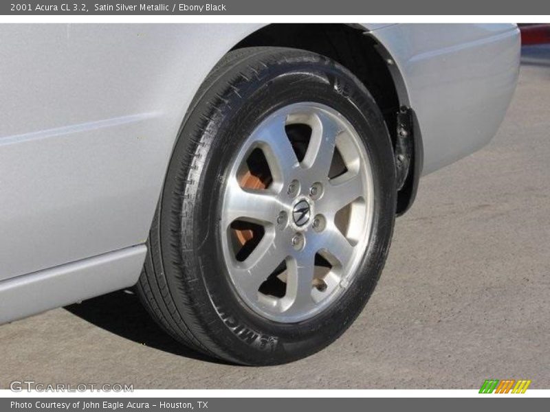 Satin Silver Metallic / Ebony Black 2001 Acura CL 3.2