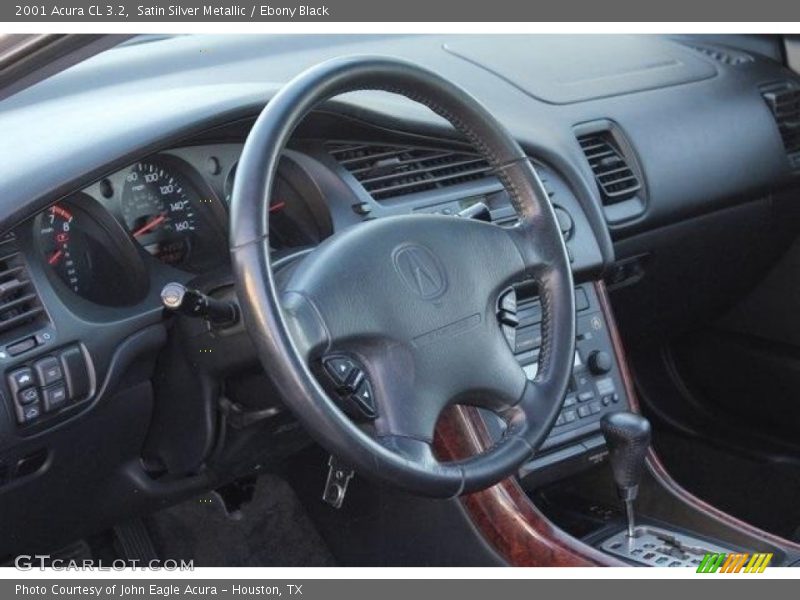 Satin Silver Metallic / Ebony Black 2001 Acura CL 3.2
