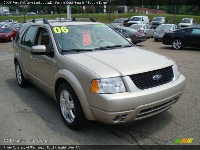 Pueblo Gold Metallic / Pebble Beige 2006 Ford Freestyle Limited AWD