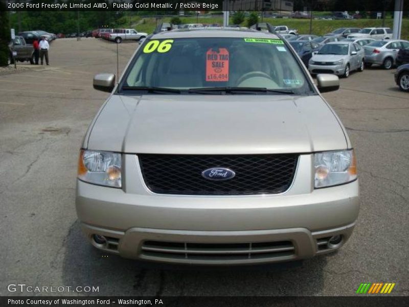 Pueblo Gold Metallic / Pebble Beige 2006 Ford Freestyle Limited AWD
