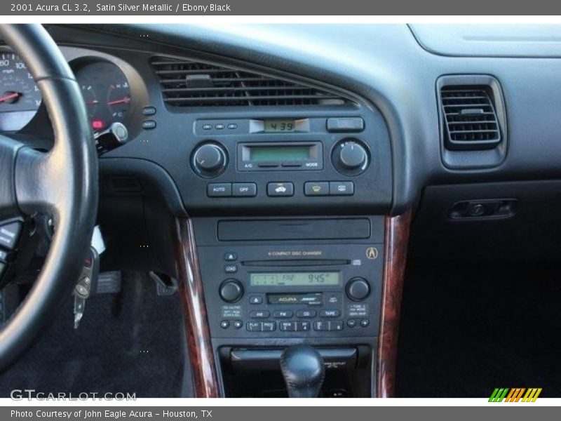 Satin Silver Metallic / Ebony Black 2001 Acura CL 3.2