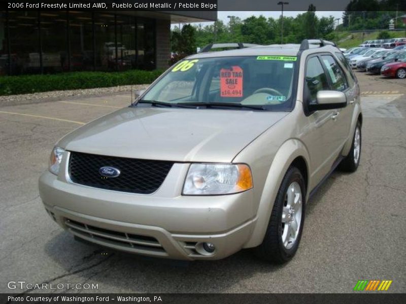 Pueblo Gold Metallic / Pebble Beige 2006 Ford Freestyle Limited AWD
