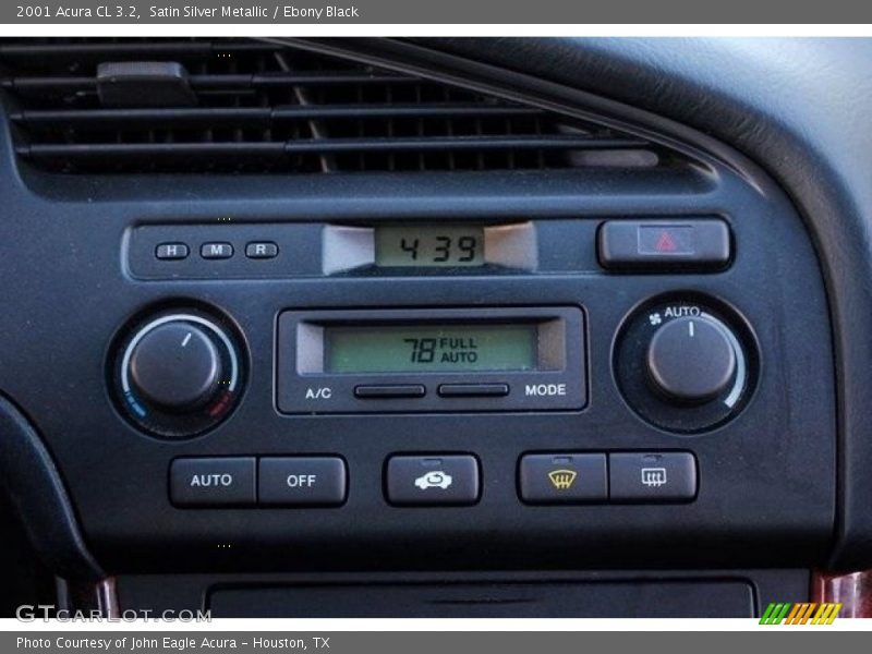 Satin Silver Metallic / Ebony Black 2001 Acura CL 3.2