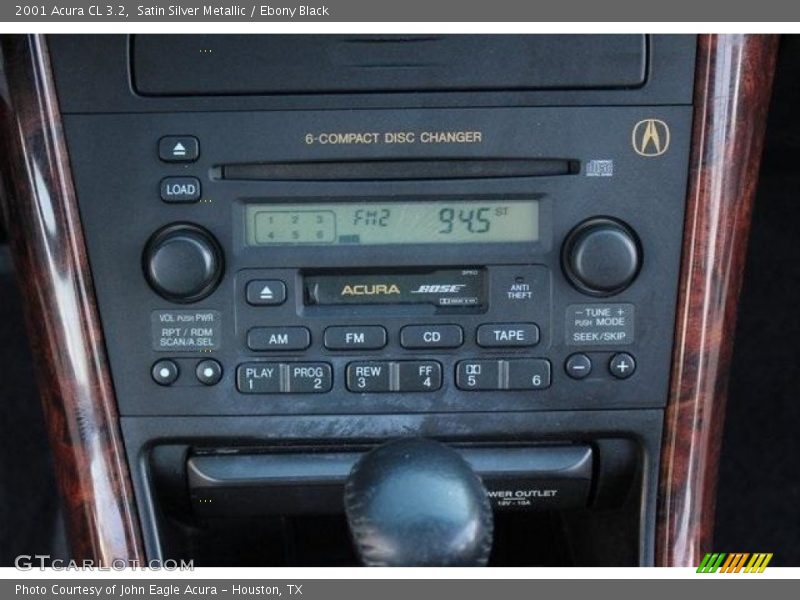 Satin Silver Metallic / Ebony Black 2001 Acura CL 3.2