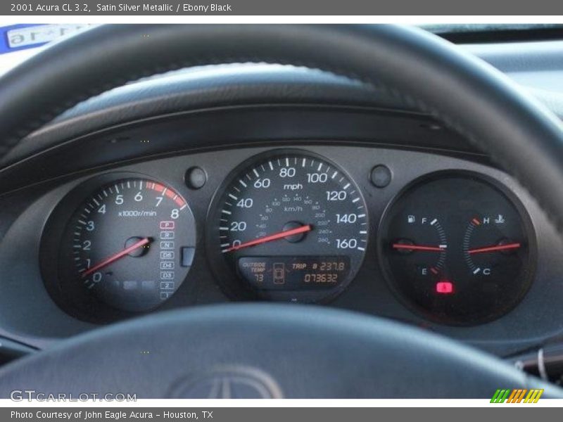 Satin Silver Metallic / Ebony Black 2001 Acura CL 3.2
