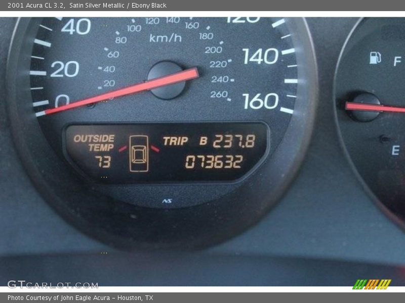 Satin Silver Metallic / Ebony Black 2001 Acura CL 3.2