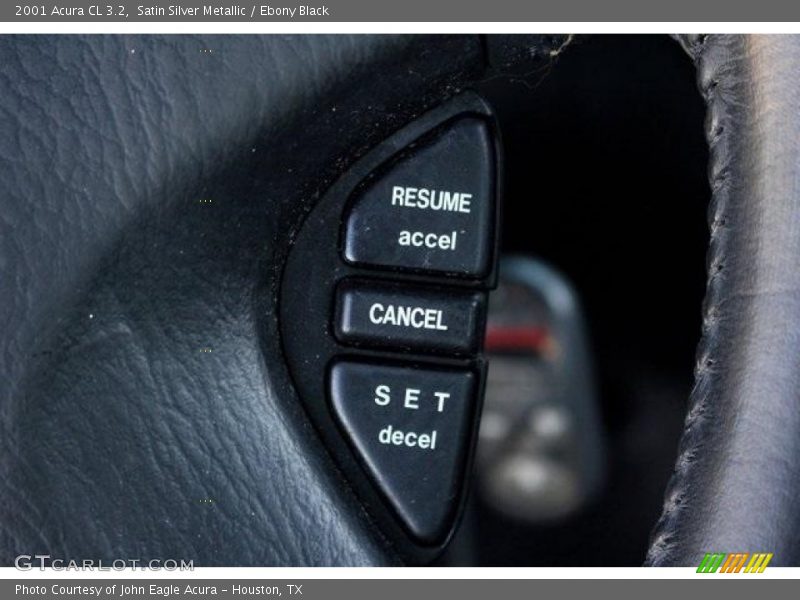 Satin Silver Metallic / Ebony Black 2001 Acura CL 3.2
