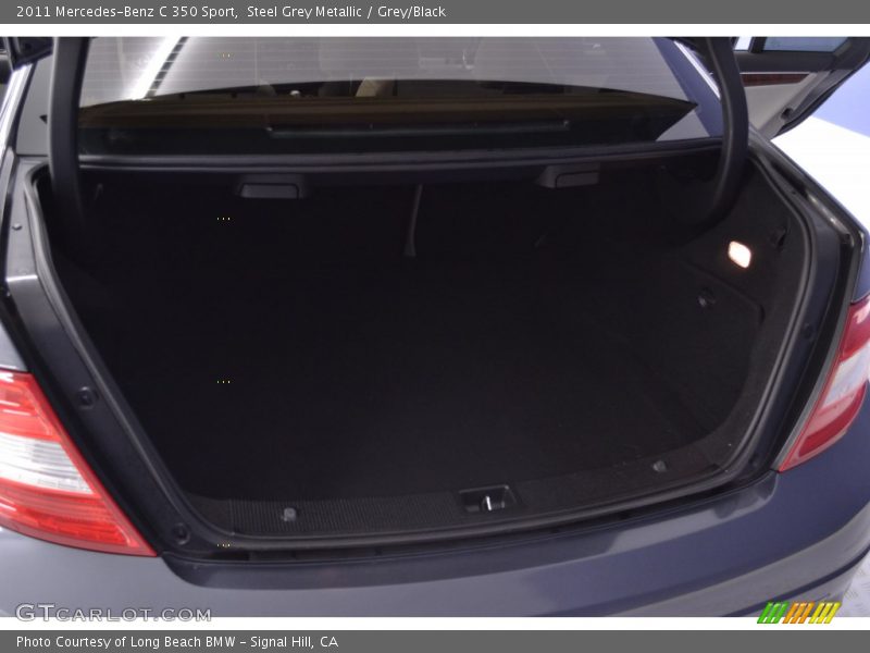 Steel Grey Metallic / Grey/Black 2011 Mercedes-Benz C 350 Sport