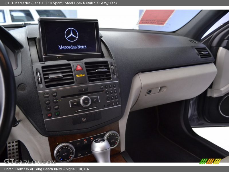 Steel Grey Metallic / Grey/Black 2011 Mercedes-Benz C 350 Sport