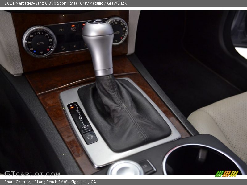 Steel Grey Metallic / Grey/Black 2011 Mercedes-Benz C 350 Sport