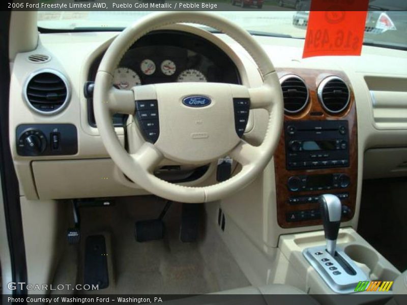 Pueblo Gold Metallic / Pebble Beige 2006 Ford Freestyle Limited AWD