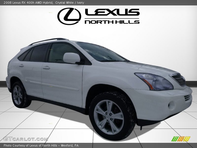 Crystal White / Ivory 2008 Lexus RX 400h AWD Hybrid