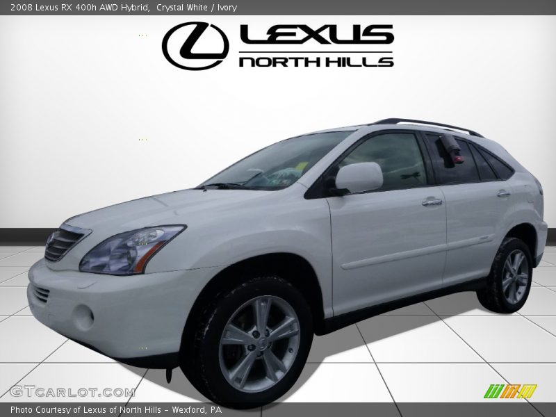 Crystal White / Ivory 2008 Lexus RX 400h AWD Hybrid