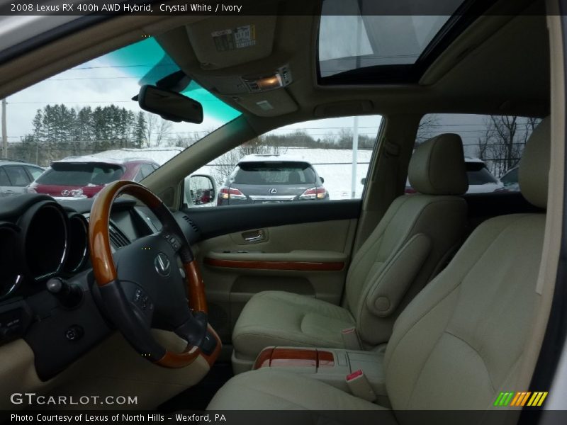 Crystal White / Ivory 2008 Lexus RX 400h AWD Hybrid