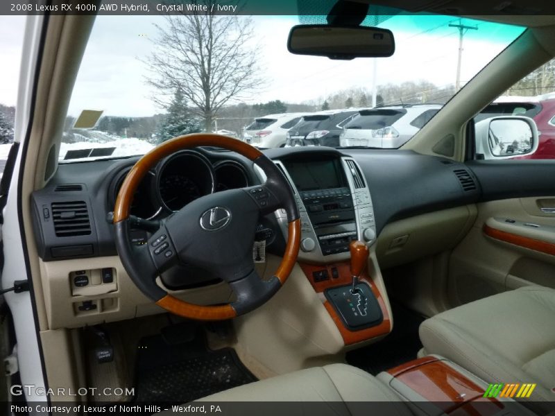 Crystal White / Ivory 2008 Lexus RX 400h AWD Hybrid