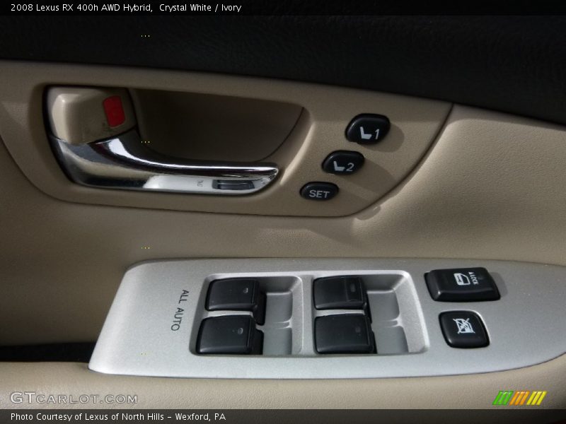 Crystal White / Ivory 2008 Lexus RX 400h AWD Hybrid