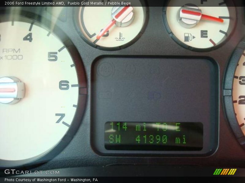 Pueblo Gold Metallic / Pebble Beige 2006 Ford Freestyle Limited AWD