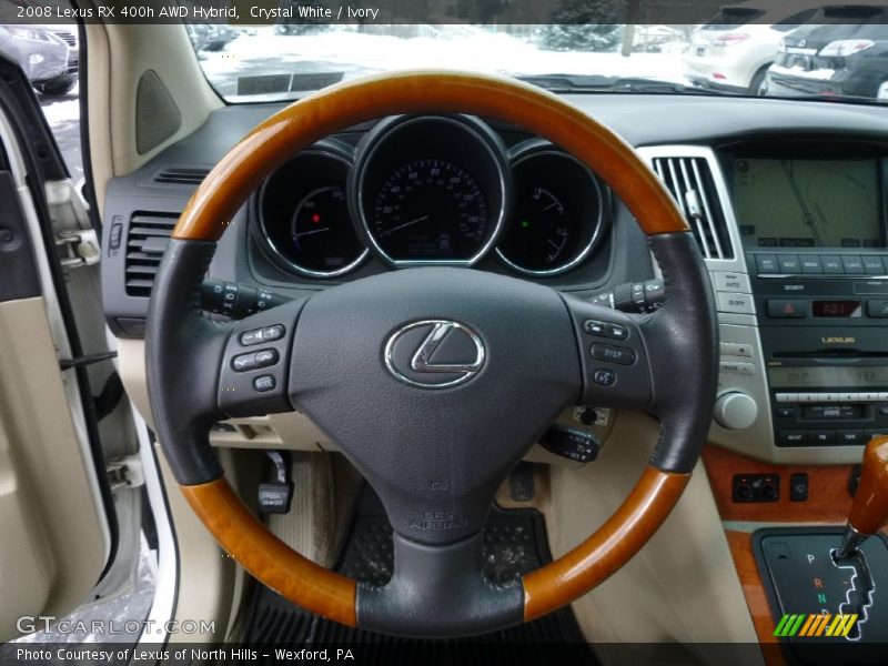 Crystal White / Ivory 2008 Lexus RX 400h AWD Hybrid