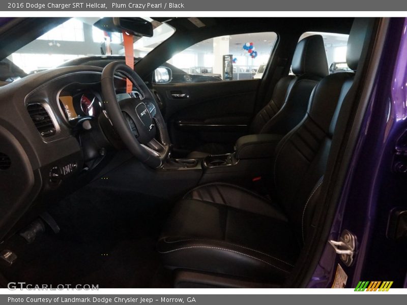 Plum Crazy Pearl / Black 2016 Dodge Charger SRT Hellcat