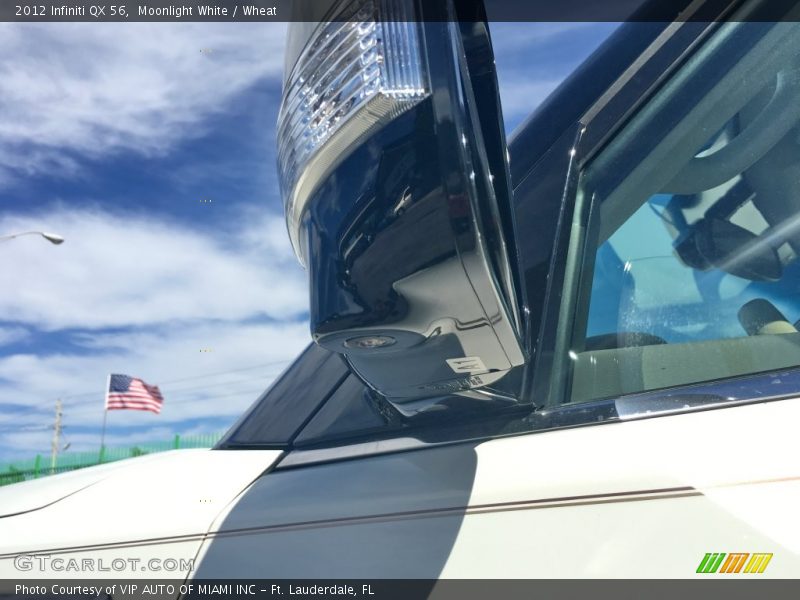 Moonlight White / Wheat 2012 Infiniti QX 56