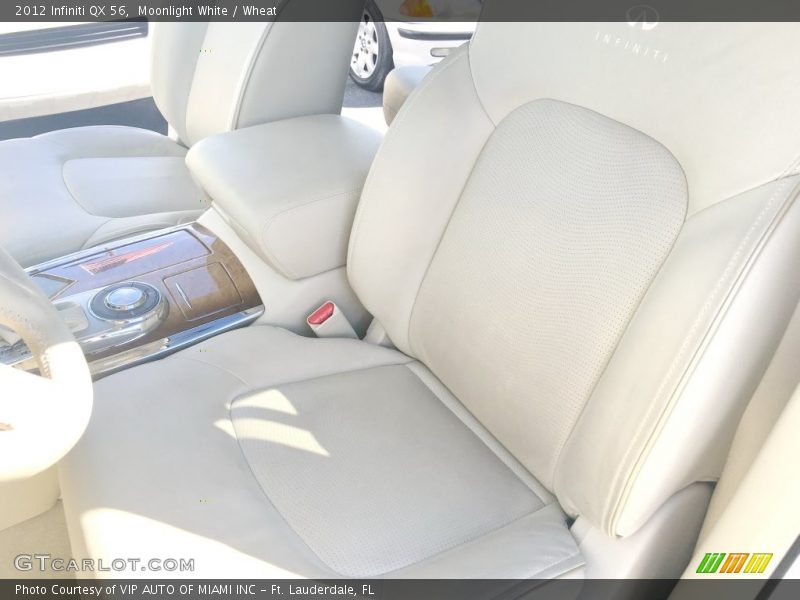 Moonlight White / Wheat 2012 Infiniti QX 56