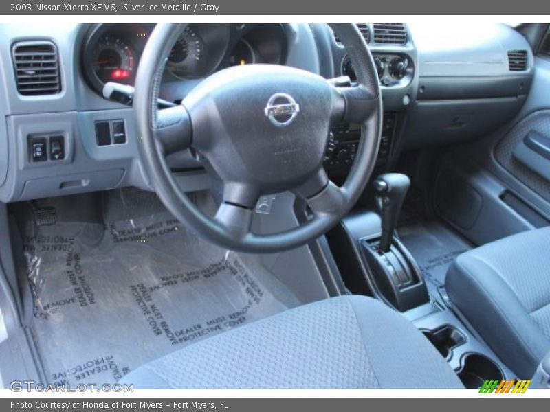 Silver Ice Metallic / Gray 2003 Nissan Xterra XE V6