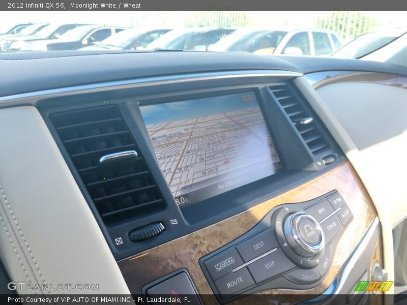 Moonlight White / Wheat 2012 Infiniti QX 56