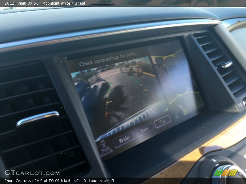 Moonlight White / Wheat 2012 Infiniti QX 56