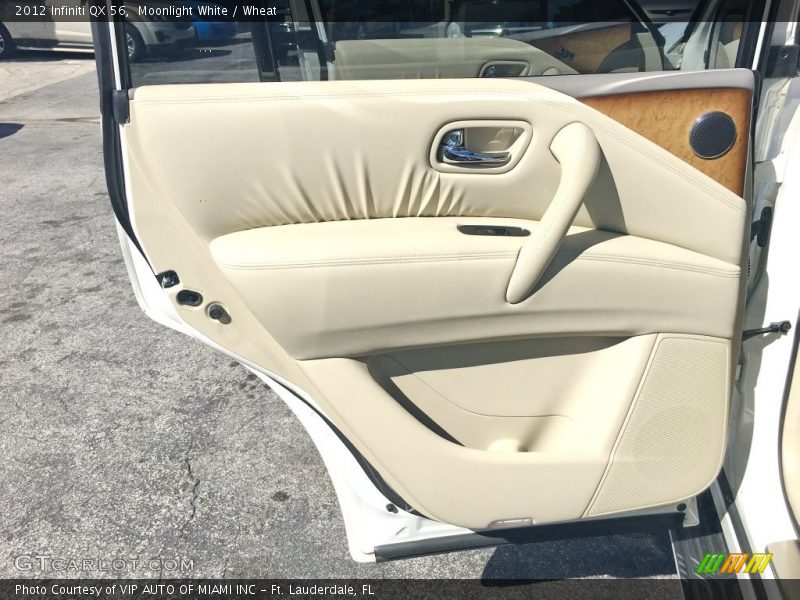 Moonlight White / Wheat 2012 Infiniti QX 56