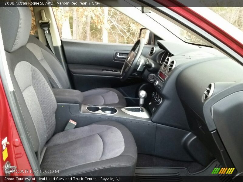 Venom Red Pearl / Gray 2008 Nissan Rogue SL AWD