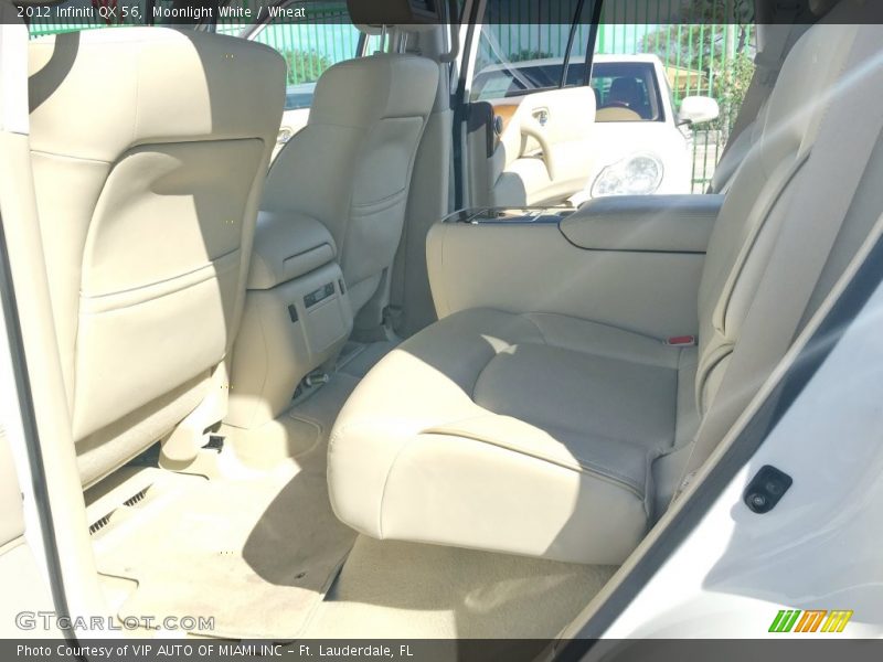 Moonlight White / Wheat 2012 Infiniti QX 56