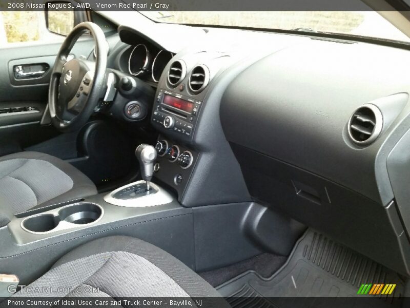 Venom Red Pearl / Gray 2008 Nissan Rogue SL AWD