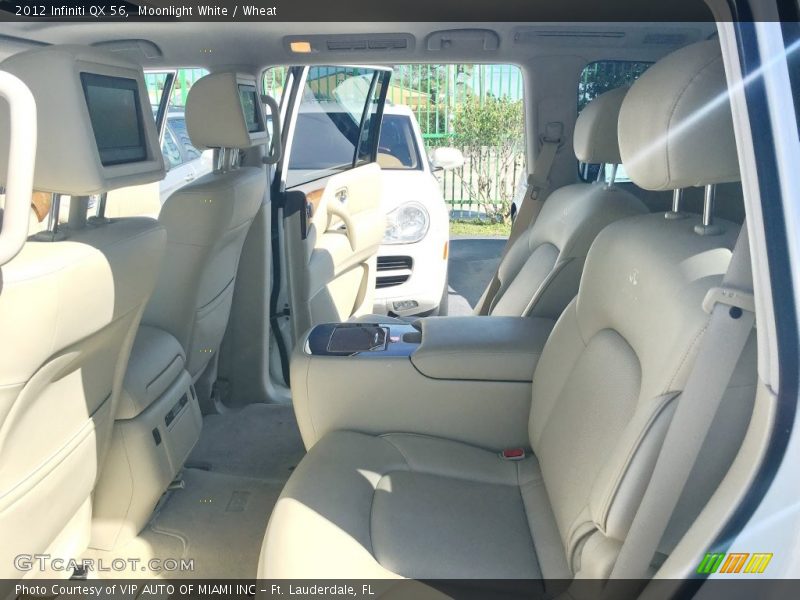 Moonlight White / Wheat 2012 Infiniti QX 56