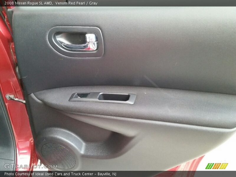 Venom Red Pearl / Gray 2008 Nissan Rogue SL AWD