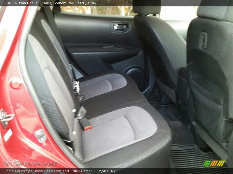 Venom Red Pearl / Gray 2008 Nissan Rogue SL AWD